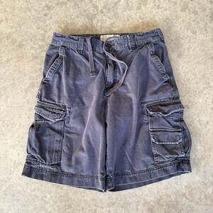 Vintage Y2K Merona Blue Abercrombie & Fitch Style Cargo Shorts